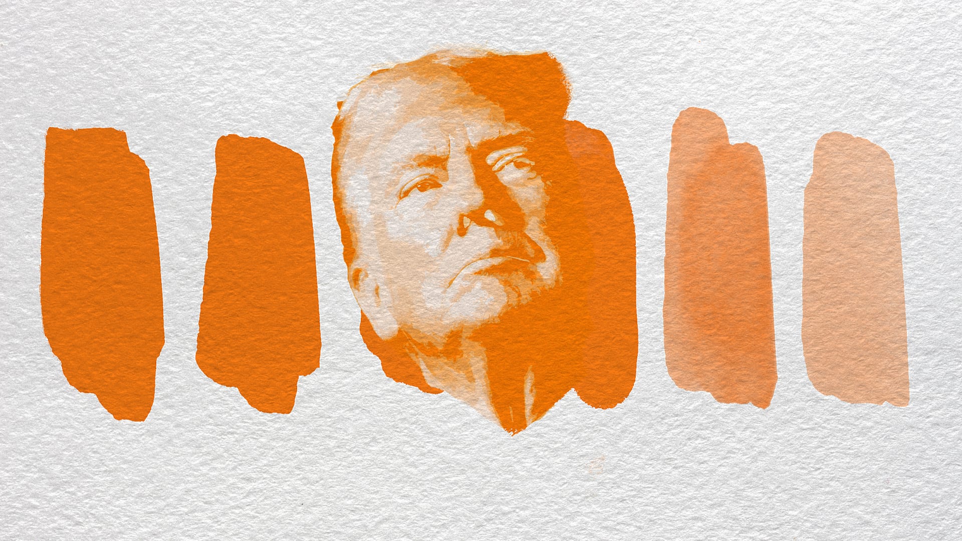 No es tu imaginación: Donald Trump está menos naranja