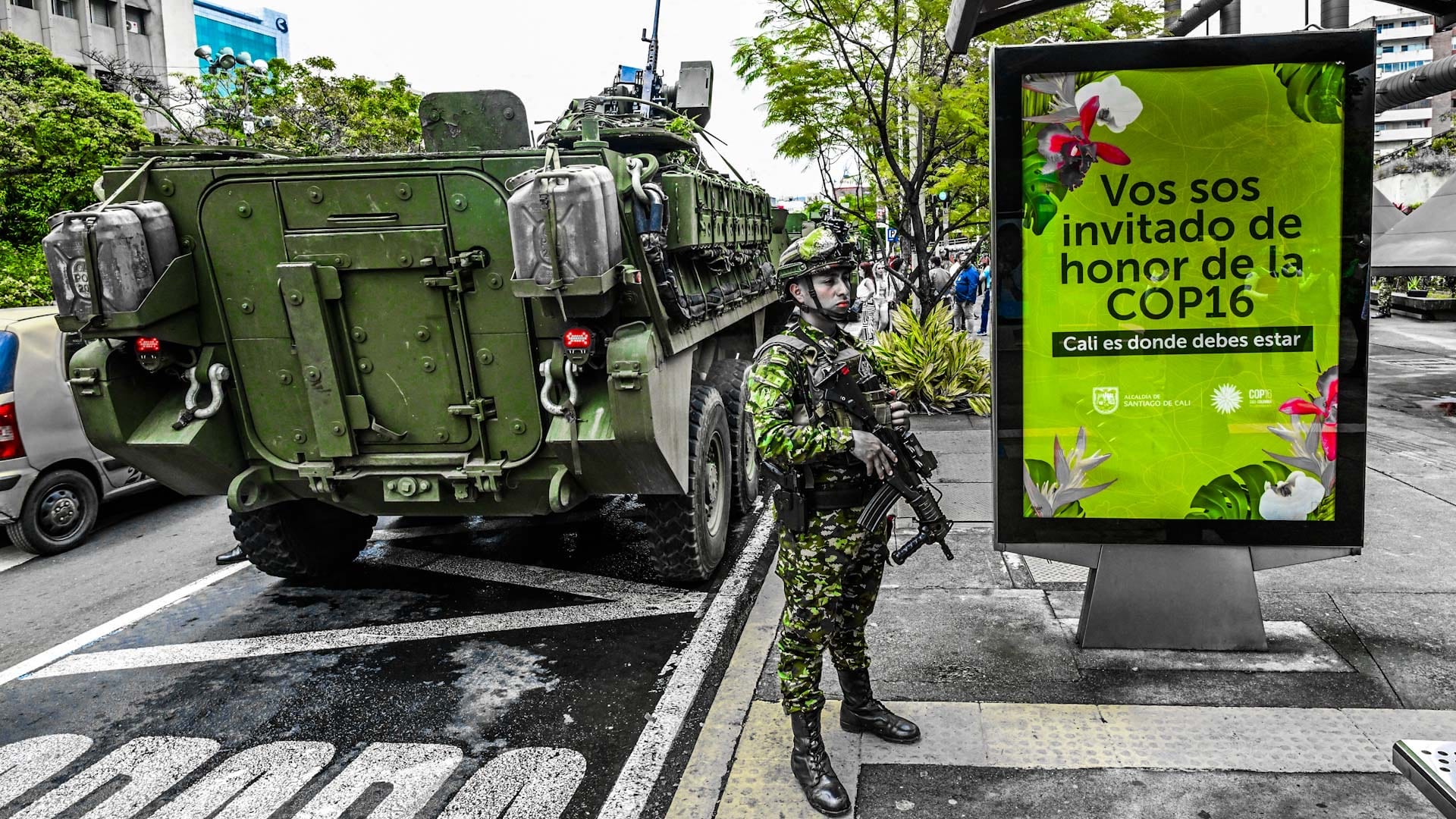 Colombia refuerza seguridad de la COP16 ante amenazas de la guerrilla