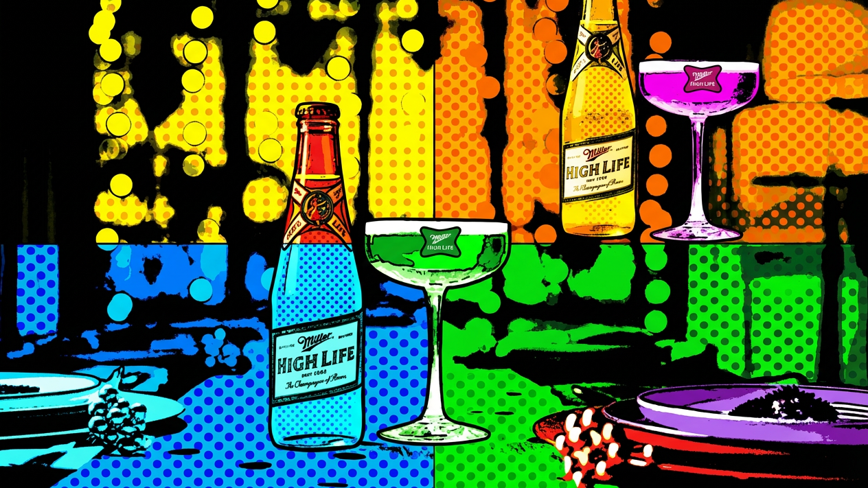 [Foto base: Miller High Life]